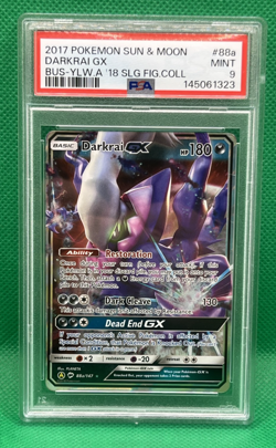 Pokemon TCG Darkrai GX Alternate Art Promo 88a/147 PSA 9 MINT ⭐ - Image 1