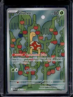 2025 Pokemon Mega Evolution Shuckle RC Illustration Rare #136/132 - Image 1