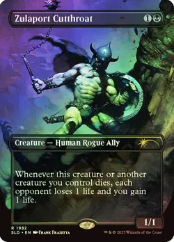 MTG - Zulaport Cutthroat - Foil - Frank Frazetta Secret Lair - Magic - Image 1