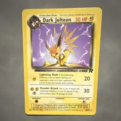 Pokemon Dark Jolteon 38/82 Team Rocket Regular Rare Stage 1 50 HP - Image 1