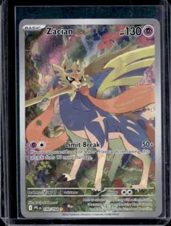 2025 Pokemon Phantasmal Flames Zacian Illustration Rare #100/094 - Image 1