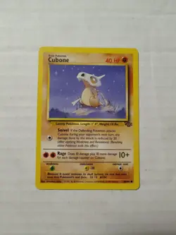 Pokemon TCG Cubone Jungle 50/64 Regular Unlimited Common - Image 1