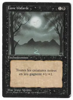 ►Magic-Style◄ MTG - Bad Moon - French Revised FBB - Played - Image 1