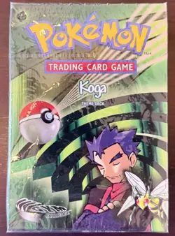 FACTORY SEALED 2000 Pokemon Gym Challenge Koga Theme Deck SEALED English - Image 1