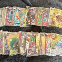 100x Pokemon Japanese SR Bundle Job Lot – NM Mixed Sets Sleeved - Image 3