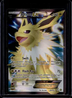 2016 Pokemon XY Generations Jolteon EX Full Art Promo #28a/83 - Image 1