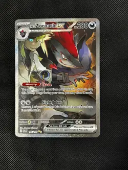 Pokemon TCG N's Zoroark EX Journey Together Sir Fresh Mint, 185/159 - Image 1