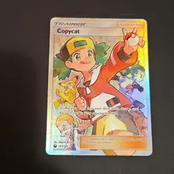 Pokemon Copycat Trainer Ultra Rare Full Art Holo SM-Celestial Storm 163/168 - Image 1