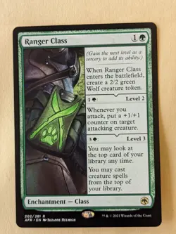 RANGER CLASS-MTG:ADVENTURES IN THE FORGOTTEN REALMS-RARE 202/281 - Image 1