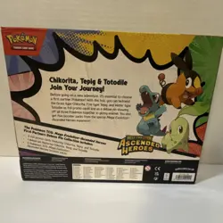 Pokemon TCG Mega Evolution Ascended Heroes Pin Box Tepig Totodile Chikorita EN - Image 2