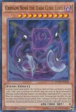 Yugioh - Crimson Nova the Dark Cubic Lord (Unlimited) - MVP1-EN039 (P) - Image 1