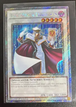 T.G. Hyper Librarian 1st Edition Platinum Secret Rare RA02-EN027 Yu-Gi-Oh! - Image 1