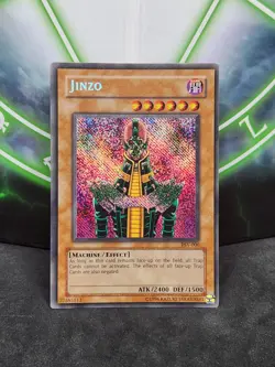 Yugioh Jinzo PSV-000 Secret Rare Reverse Foil LP - Image 1