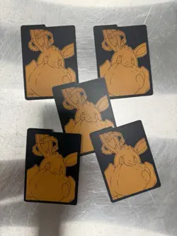 POKEMON TCG Shining Fates Card Divider - Eevee VMAX - LIGHTLY PLAYED - Image 2