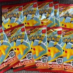 Pikachu 020/M-P McDonald's Promo 2025 Pokemon Card Japanese 10 packs (20 cards) - Image 1