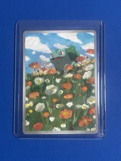Bulbasaur Hand-painted Custom Full Art Pokemon Card - Image 1