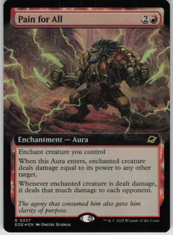 MTG TCG Pain for All (Extended Art) R Edge of Eternities 337 - Image 1