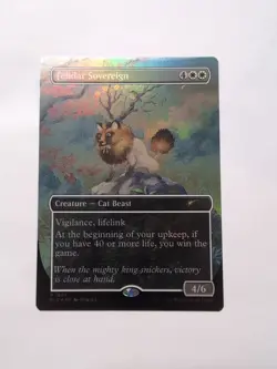 Felidar Sovereign (1827) (Rainbow Foil) Secret Lair Drop Foil NM!!! - Image 1