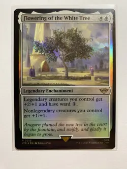 Wizards Flowering of the White Tree 0015 Legendary Enchantment Foil Rare - Image 1