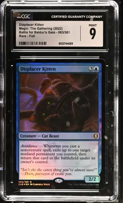 DISPLACER KITTEN Commander Legends: Battle for Baldur's Gate Foil CGC 9 MTG - Image 1