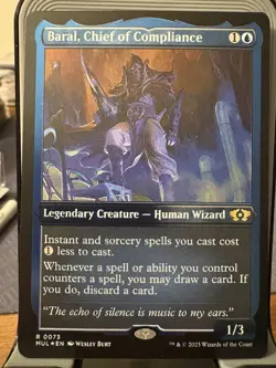 Baral, Chief of Compliance (Foil Etched) #73 March of the Machine 250001 - Image 1