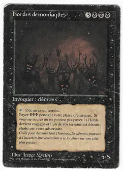 ►Magic-Style◄ MTG - Demonic Hordes - French Revised FBB - Poor - Image 1