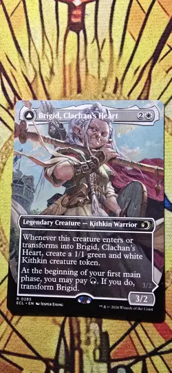 Brigid, Clachan's Heart (Borderless) Lorwyn Eclipsed Rare Regular MTG NM - Image 1