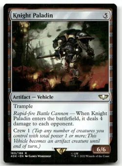 Knight Paladin #160 (NM) Warhammer 40,000 40K Magic MTG - Image 1