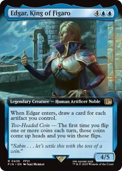 Edgar, King of Figaro (Extended Art) [FIN - 436] NM EN - Image 1