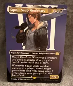MTG Squall, SeeD Mercenary (Borderless) Final Fantasy Regular - Image 1