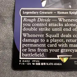 MTG Squall, SeeD Mercenary (Borderless) Final Fantasy Regular - Image 5