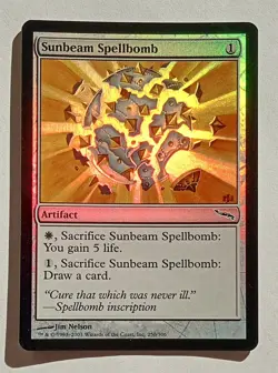 Magic MTG - Sunbeam Spellbomb (Foil) - Mirrodin - LP - Image 1