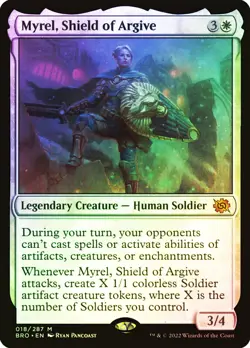 MTG FOIL Myrel, Shield of Argive - The Brothers' War #018 - Image 1