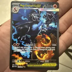 Mega Charizard X ex Pokemon TCG: Phantasmal Flames 125/094 SIR - Image 1