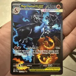Mega Charizard X ex Pokemon TCG: Phantasmal Flames 125/094 SIR - Image 2