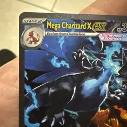 Mega Charizard X ex Pokemon TCG: Phantasmal Flames 125/094 SIR - Image 3