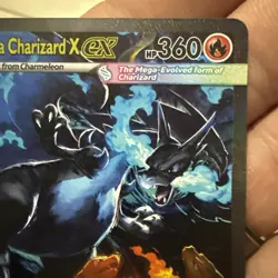 Mega Charizard X ex Pokemon TCG: Phantasmal Flames 125/094 SIR - Image 4