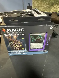 Magic the Gathering MTG Warhammer 40,000 Commander Deck - Necron Dynasties - Image 1