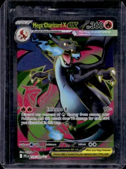 2025 Pokemon Phantasmal Flames Mega Charizard X ex Ultra Rare #109/094 - Image 1