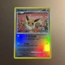 Pokemon Eevee TCG Stamped Reverse Holo 62/100 Platinum Promo Card Rare SSP - Image 1
