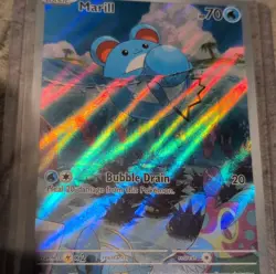 Pokemon Marill Illustration Rare Holo Sv02 Paldea Evolved 204/193 NM - Image 2