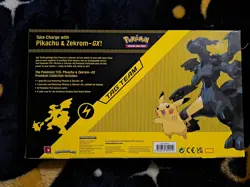 Nintendo Pokemon TCG Pikachu and Zekrom-GX Tag Team Premium Collection Sealed - Image 2