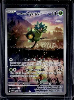 2023-25 Pokemon SV Black Star Promos Teal Mask Ogerpon VAR #123b - Image 1