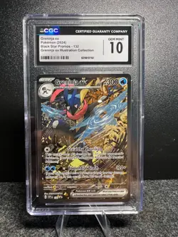 2024 POKEMON GRENINJA EX BLACK STAR PROMOS #132 EX CGC 10 GEM MINT - Image 1