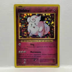 2016 Pokemon Clefairy 63/108 XY Evolutions Holo Rare Fairy Type - Image 1