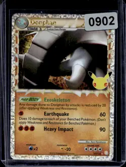 2010 Pokemon HeartGold & SoulSilver Donphan #107/123 - Image 1