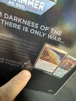 MTG Universes Beyond Collector's Commander Deck Warhammer 40k Ruinous Powers - Image 4