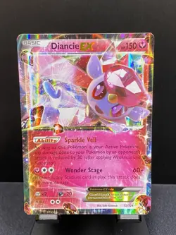 Diancie EX - XY - Fates Collide 72/124 Pokemon TCG Ultra Rare - Image 1