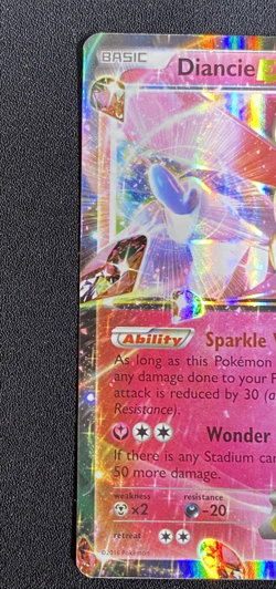 Diancie EX - XY - Fates Collide 72/124 Pokemon TCG Ultra Rare - Image 4
