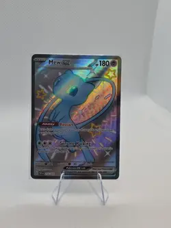 Pokemon TCG Mew EX 216/091 Paldean Fates Full Art Holo NM - Image 1